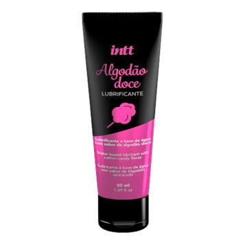 Lubrificante Algodão Doce INTT 50g | Base Água e Sabor Beijável