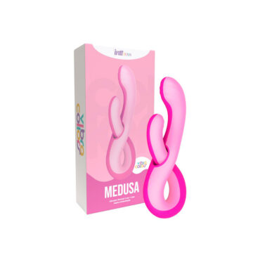 Vibrador Medusa flexível 2 e 1 com duplo estímulo
