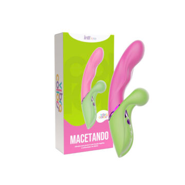 Vibrador Estimulador Clitoriano Macetando - Dupla Estimulação - 10 Vibrações