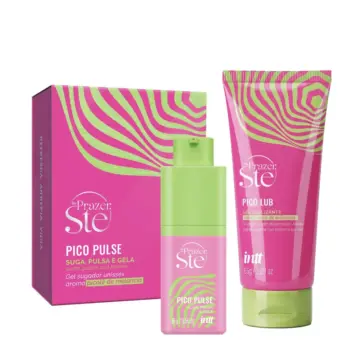 Kit Pico Pulse + Pico Lub Melancia INTT - Gel Sensorial + Gel Deslizante à Base de Água